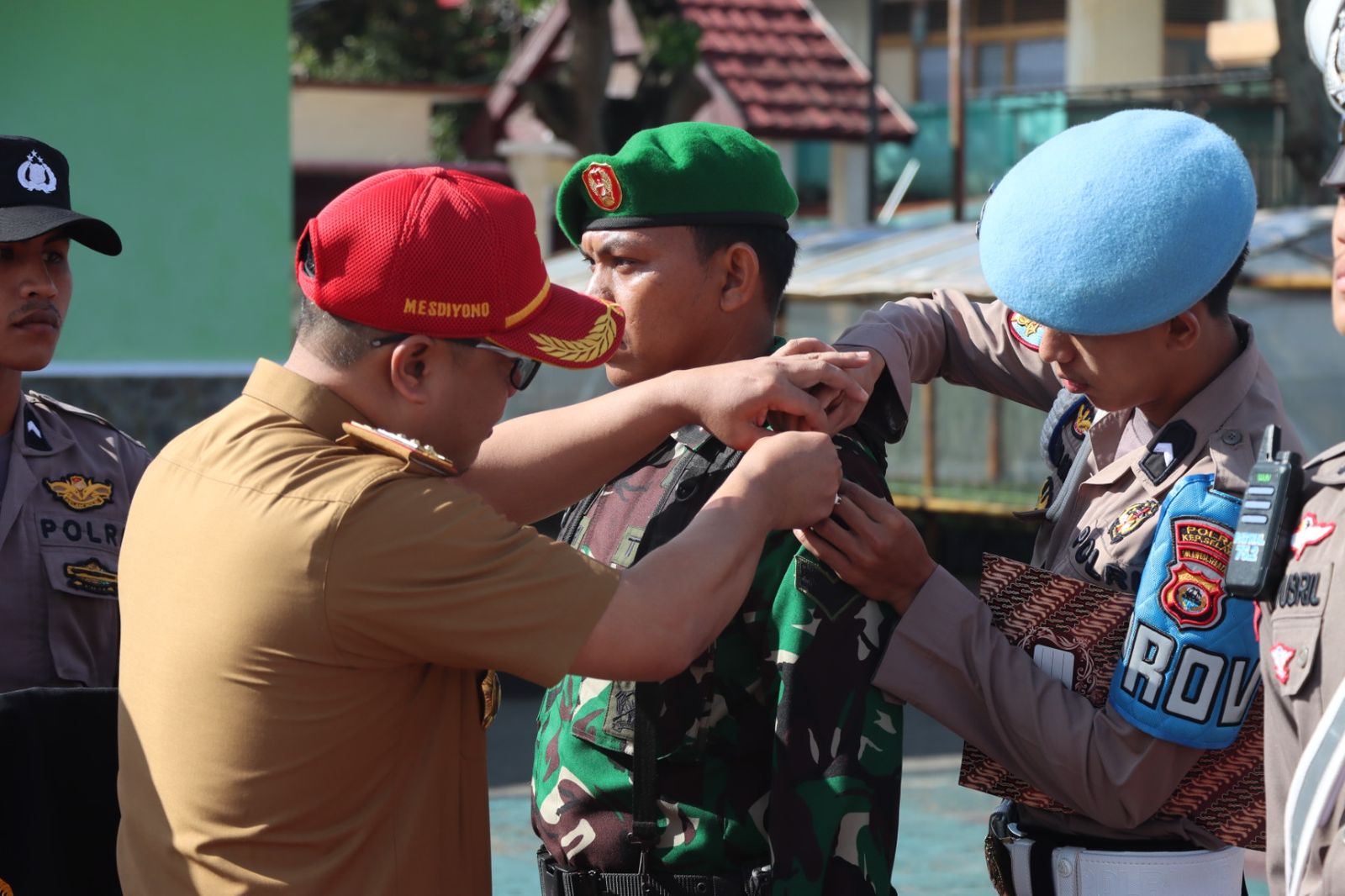Dipimpin Sekda dan Kapolres, Gelar Pasukan Ops Ketupat 2023 digelar di Makodim 1415 Selayar