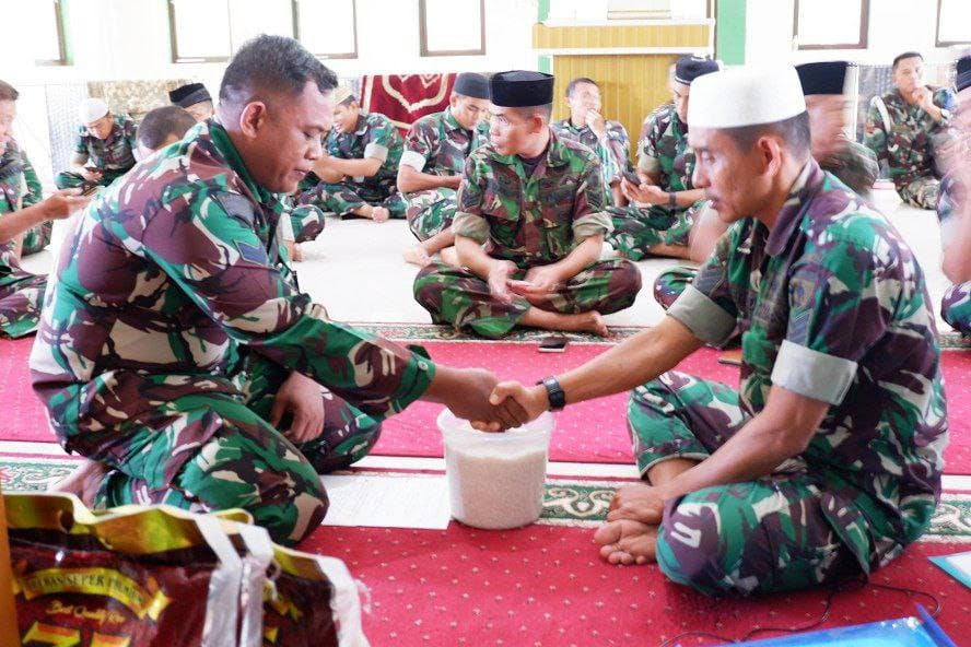 Kodim Gelar Zakat Fitrah Serentak