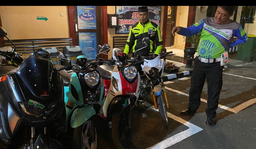 Sat Lantas Tindak Pelaku Bali