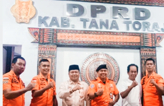Basarnas Sulsel Audiens Ketua DPRD Tator