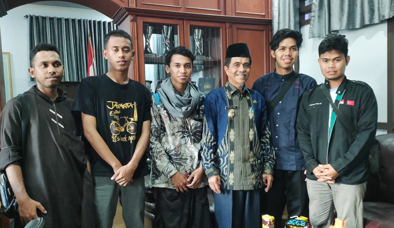 Dievakuasi dari Wilayah Konflik Bersenjata, Lima Mahasiswa Sudan Asal Selayar Tiba di Benteng