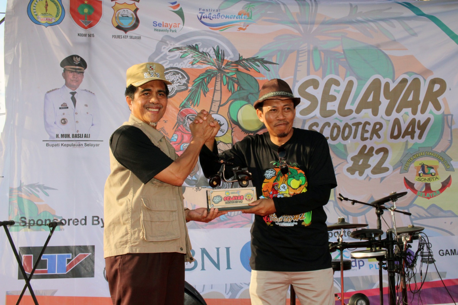 Wakil Bupati H Saiful Arif Membuka Secara Resmi Kegiatan Selayar Scooter Day