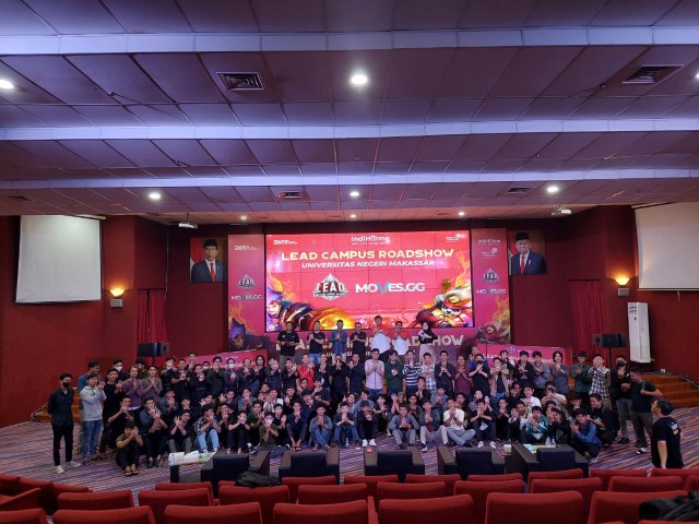 LEAD by IndiHome Sambangi Para Gamers di Makassar