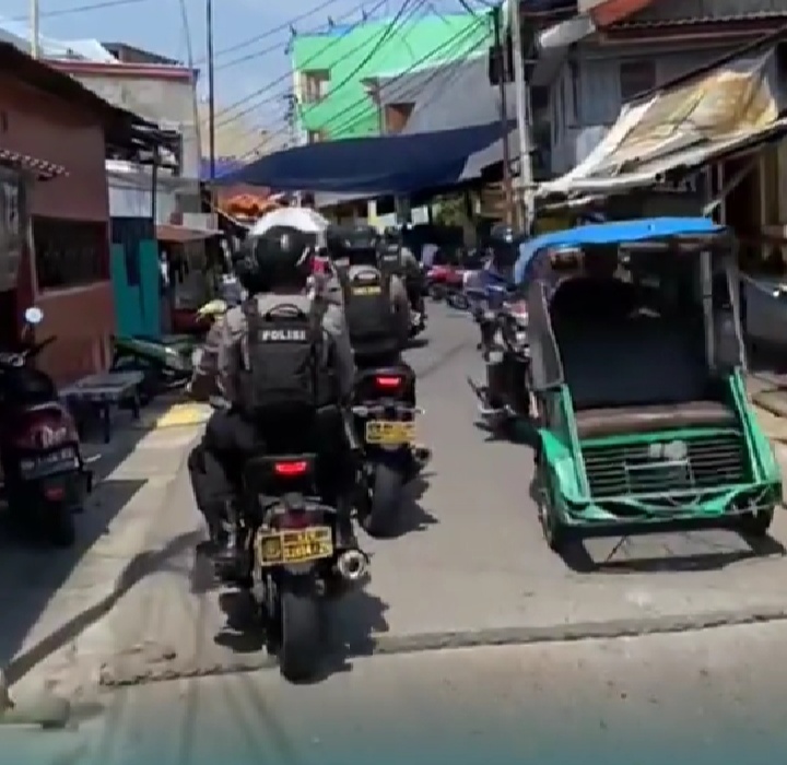 Cegah Tawuran Kelompok, Polisi Sisir Lokasi Rawan Kamtibmas