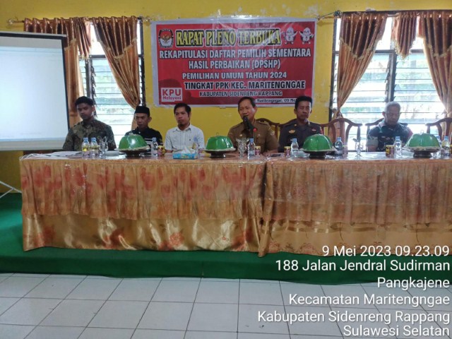 PPK MaritengngaE Gelar Rapat Pleno Terbuka