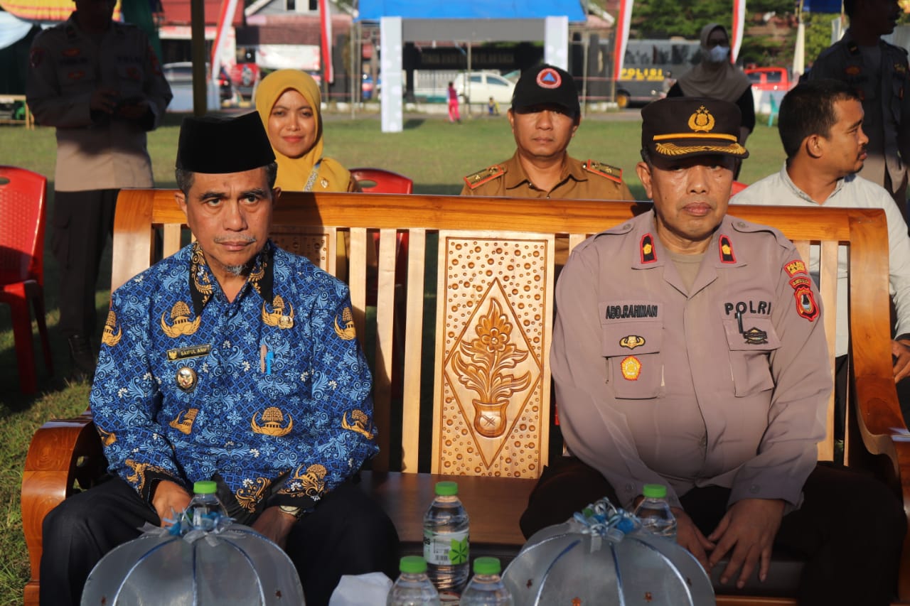 Sambut Hari Bhayangkara ke 77, Polres Selayar Gelar Bazar dan Pasar UMKM