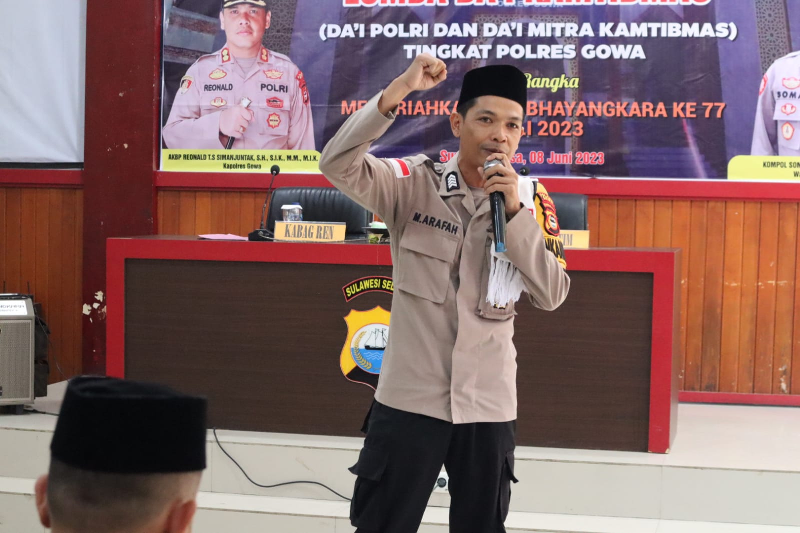 Puluhan Polisi dan Pemuda Ikut Lomba Dai