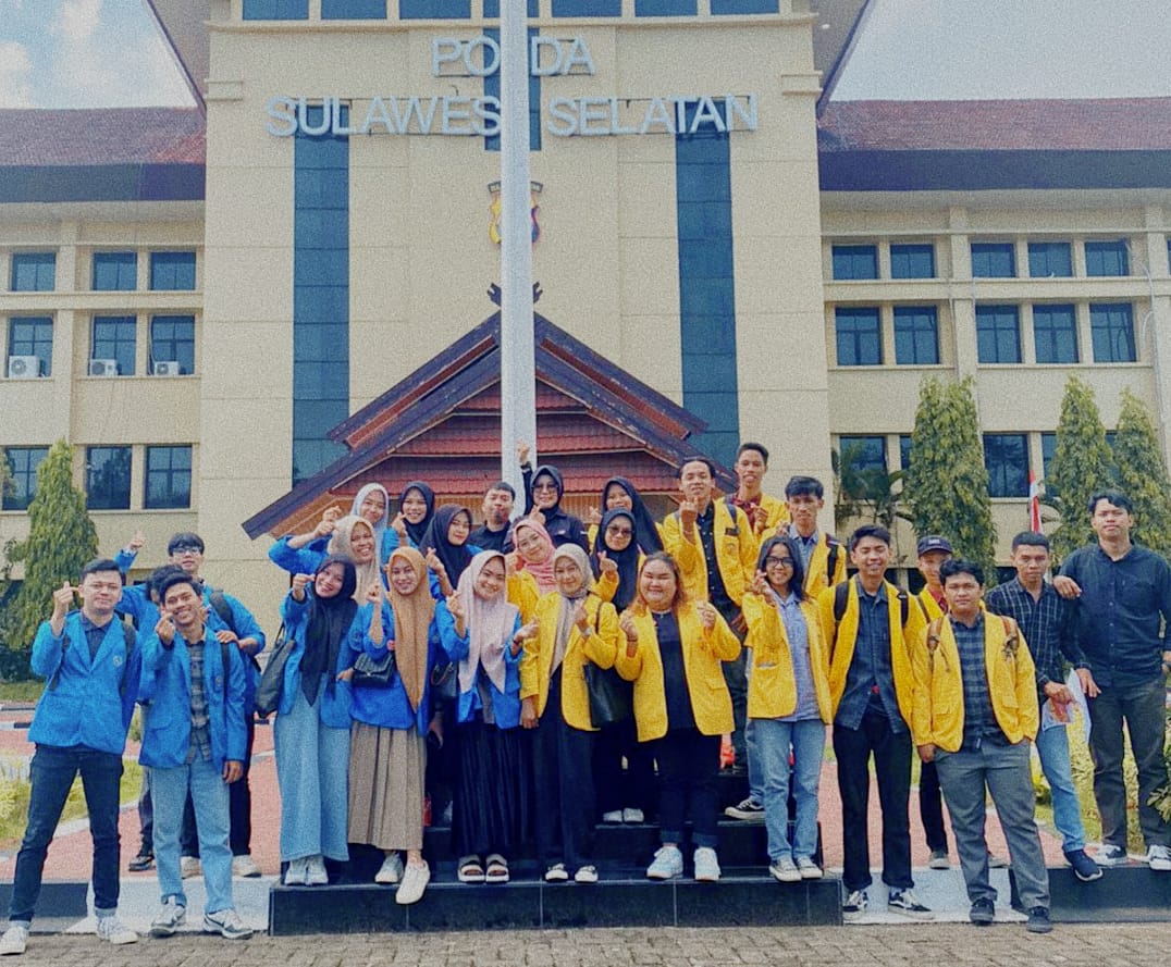 Mahasiswa UPRI dan Unismuh Belajar Kehumasan di Mapolda