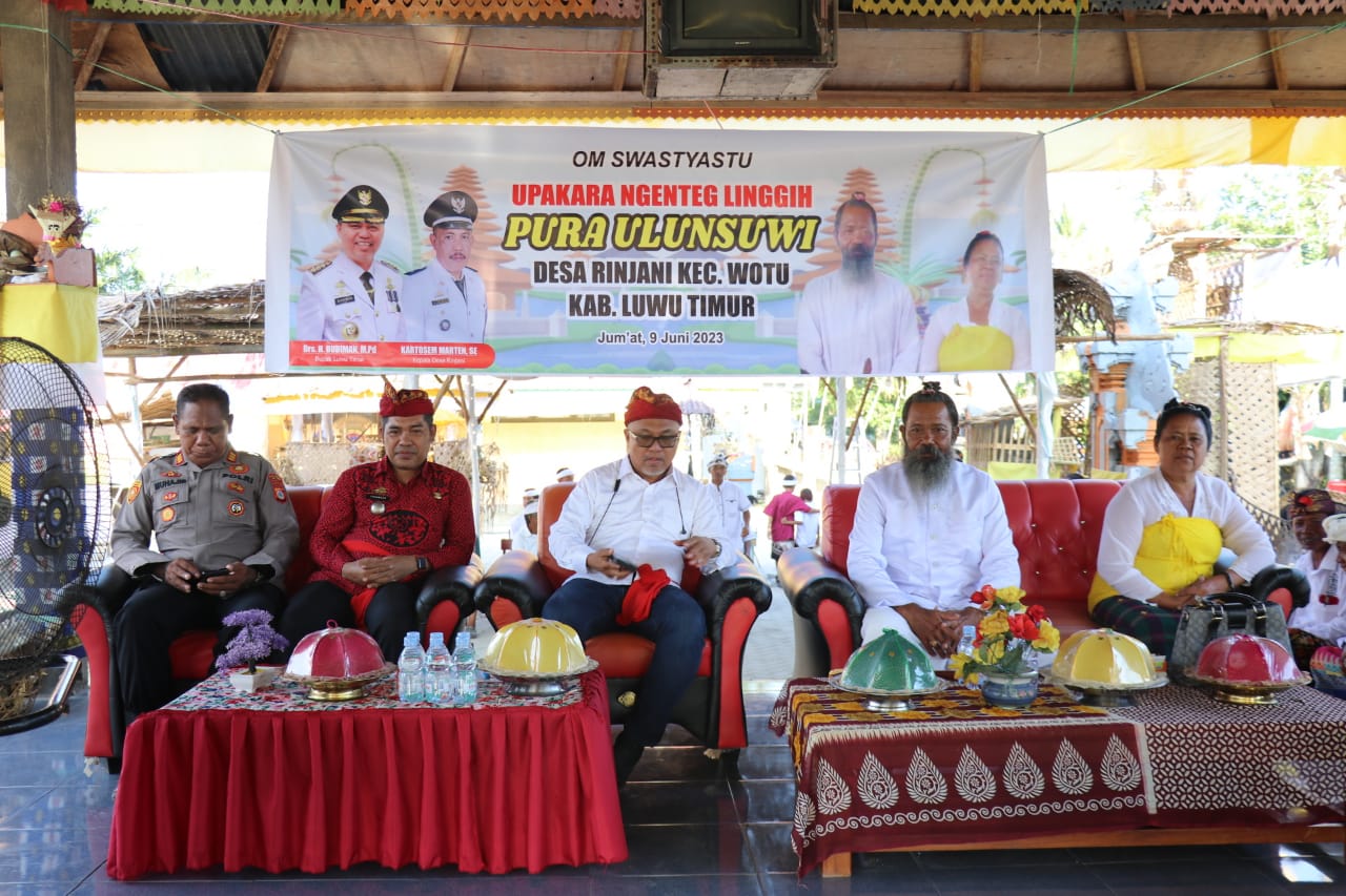 Bupati Hadiri Upakara Ngenteg Linggih Pura