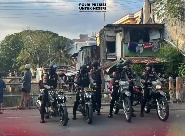 Samapta Gelar Patroli di Lokasi Rawan Kamtibmas