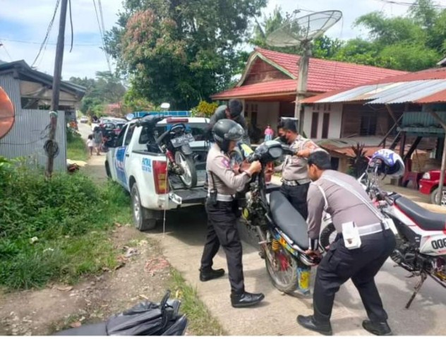 Sat Lantas Tindak Pengendara Knalpot Racing