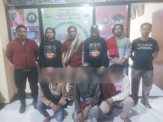 Tiga Tersangka Penganiayaan Ditahan