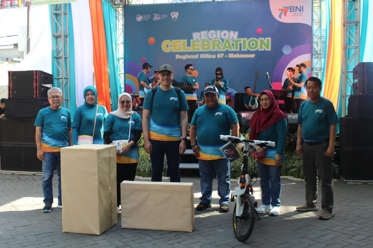 Puncak HUT ke-77, BNI Regional Office 07 Gelar Region Celebration