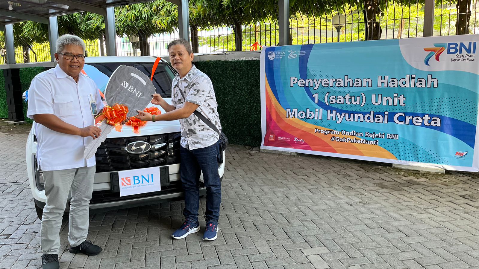 BNI Serahkan Grand Prize Hyundai Creta Bagi Pemenang Undian Rejeki #GaPakeNanti