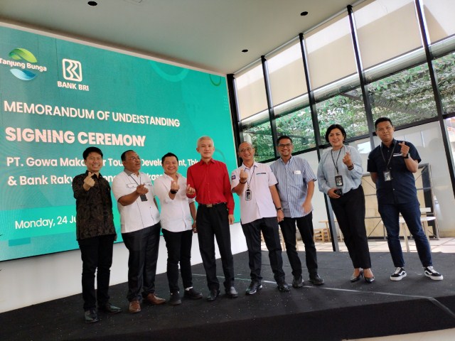 Perkuat Target Penjualan, GMTD Menggandeng Bank BRI Cabang Somba Opu Makassar Lewat MoU