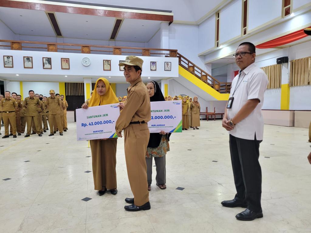 BPJSTK Selayar Kembali Menyalurkan Santunan Jaminan Kematian Untuk Dua Orang ASN dan Non ASN