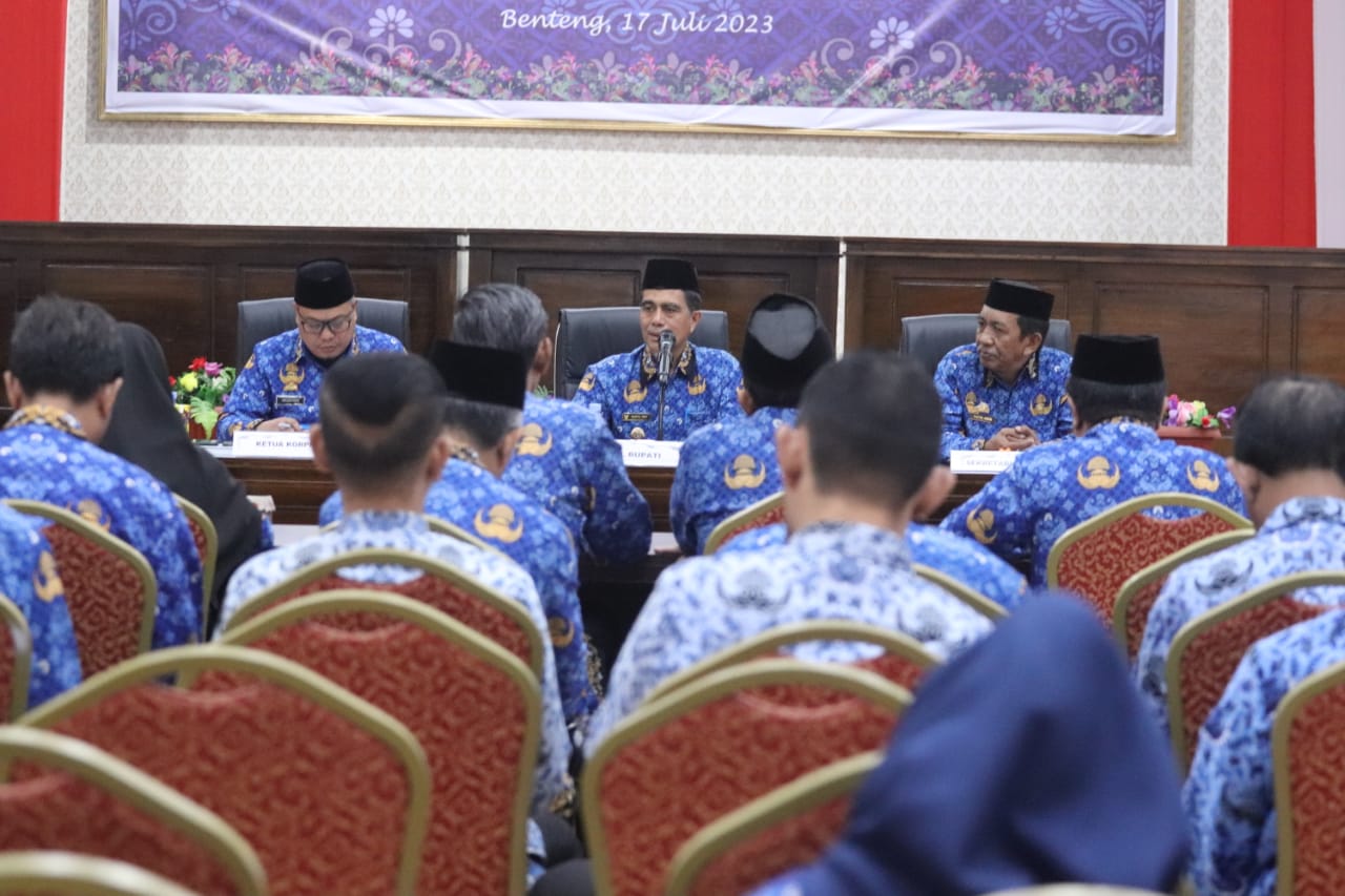 Wabup Selayar H Saiful Arif  Buka Rapat Kerja Korpri, Minta Korpri Beri Manfaat