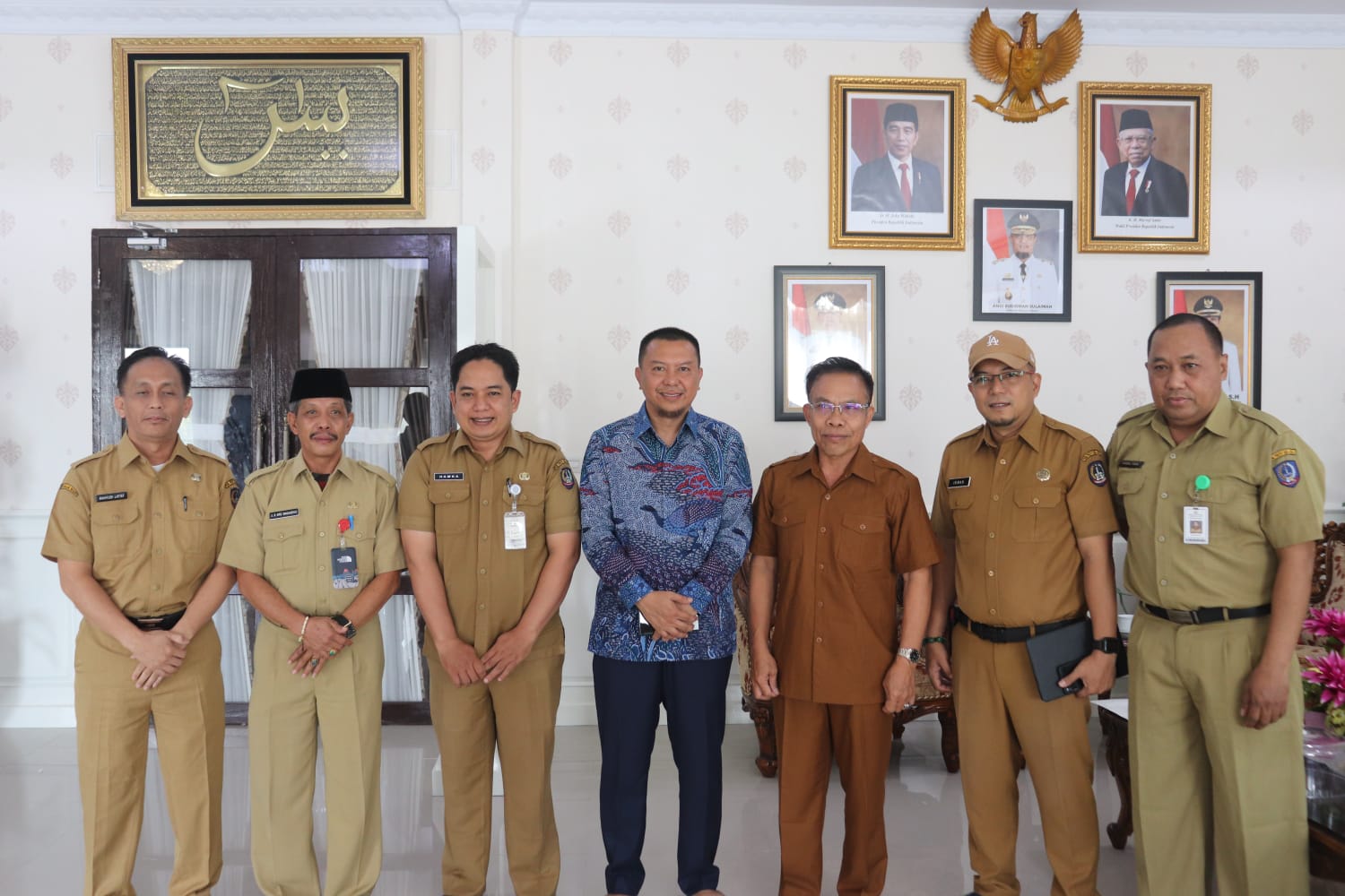 Bupati Selayar Muh Basli Ali Menerima Kunker Tim Inspektorat Sulsel