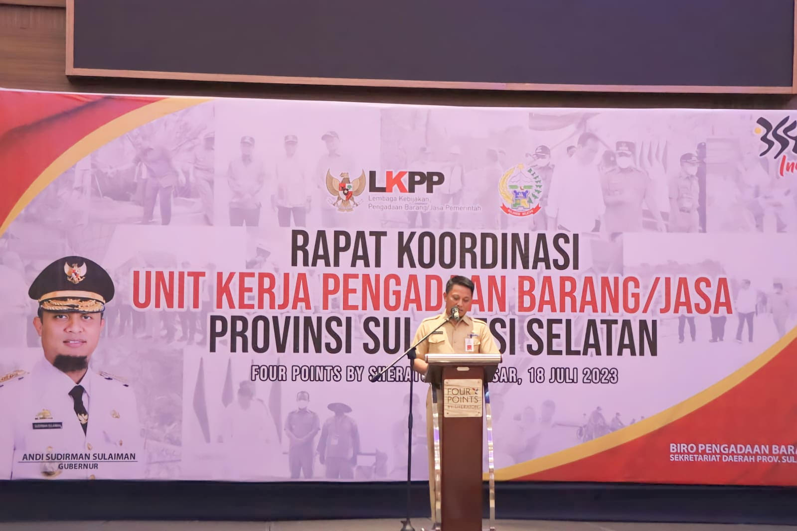 Sekkab Hadiri Rakor Pengadaan Barang Jasa