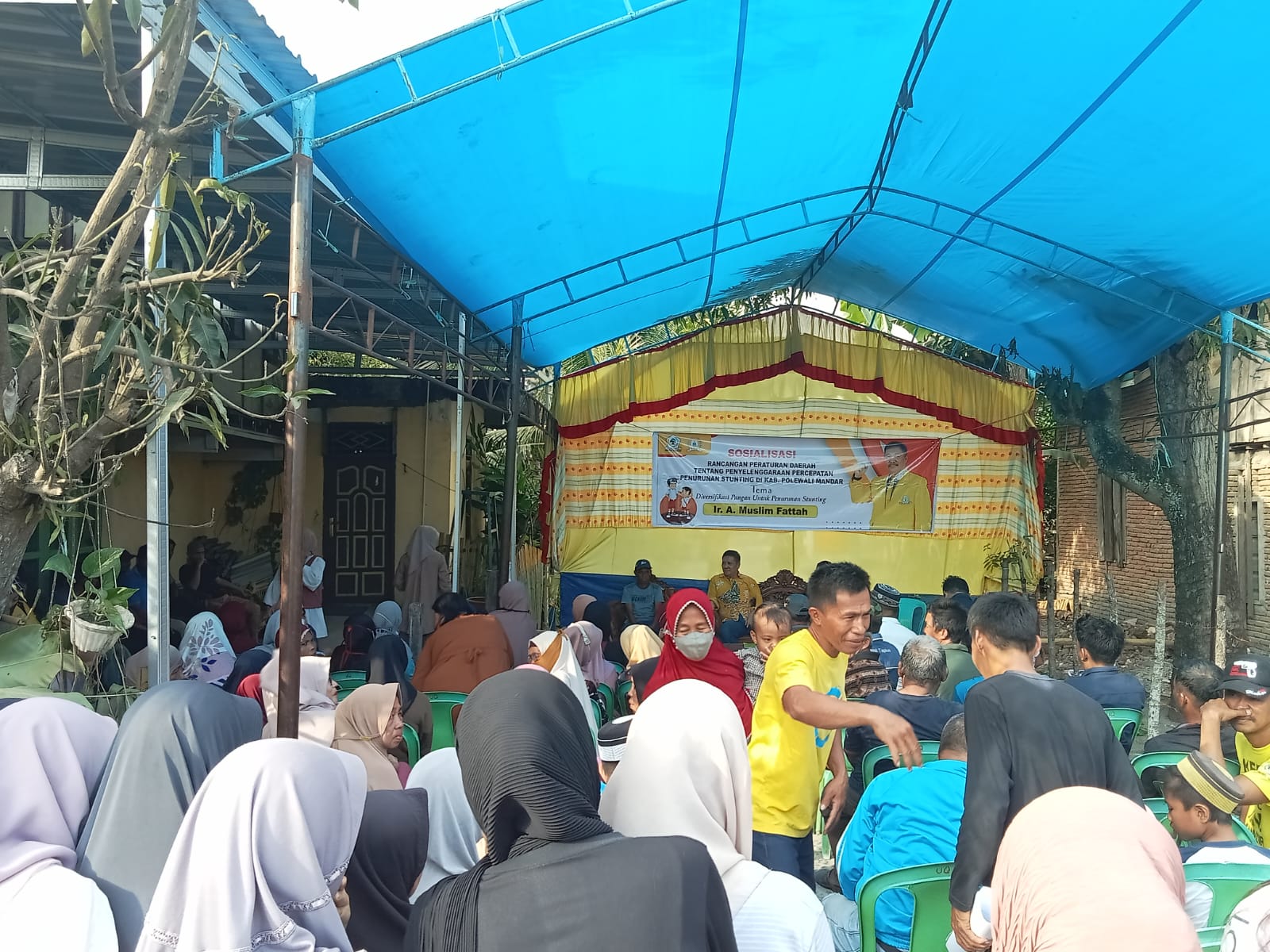 Muslim Fattah Sosialisasikan Ranperda Percepatan Penurunan Stunting di Dapilnya