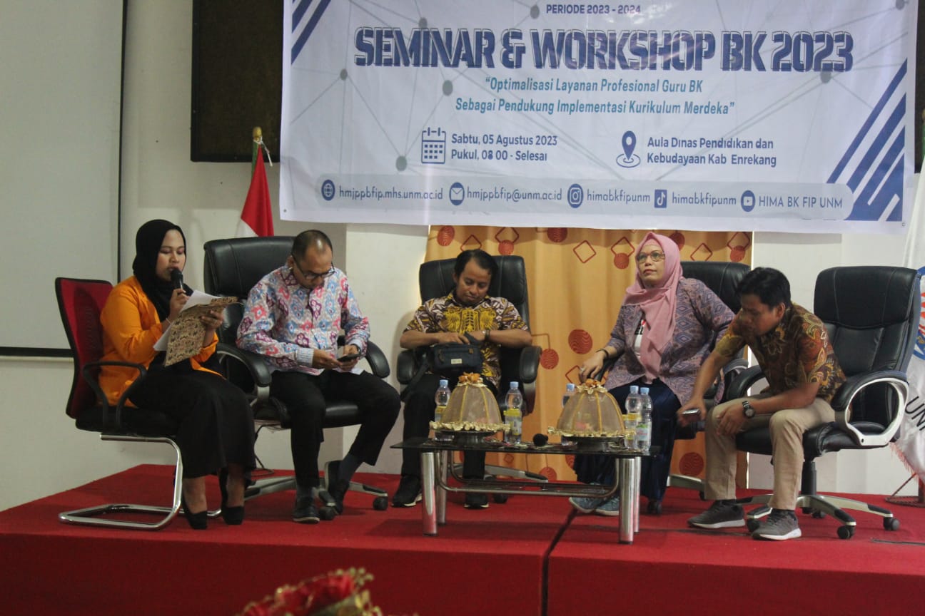 Hima BK FIP UNM Optimalisasi Layanan Guru BK Lewat Seminar dan Workshop