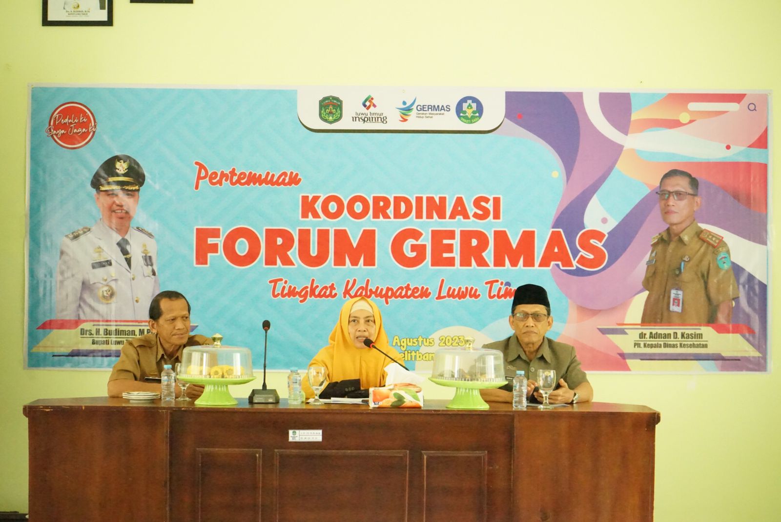 Asisten Buka Rakor Forum Germas