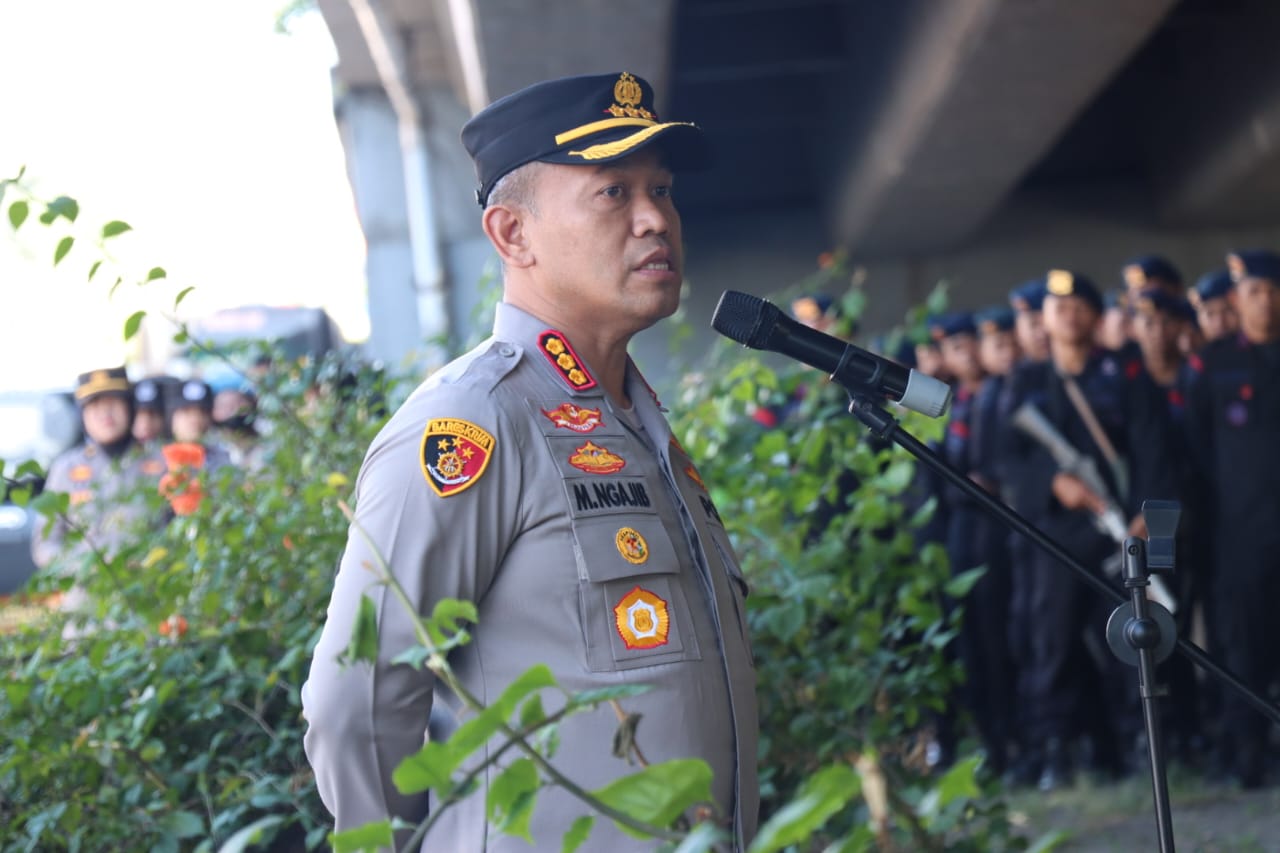 Kapolrestabes Tekankan Personil Pengamanan Unjuk Rasa tidak Bawa Senpi