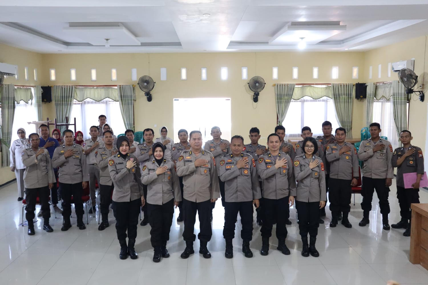 Tim Biro SDM Kunjungi Polres Sidrap