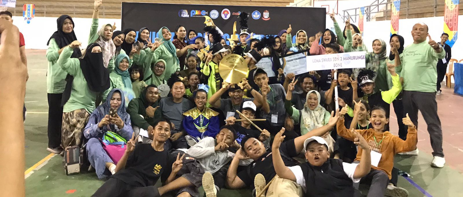 Hebat! Gema Swara SDN 2 Manurunge Bone Juara 1 Umum