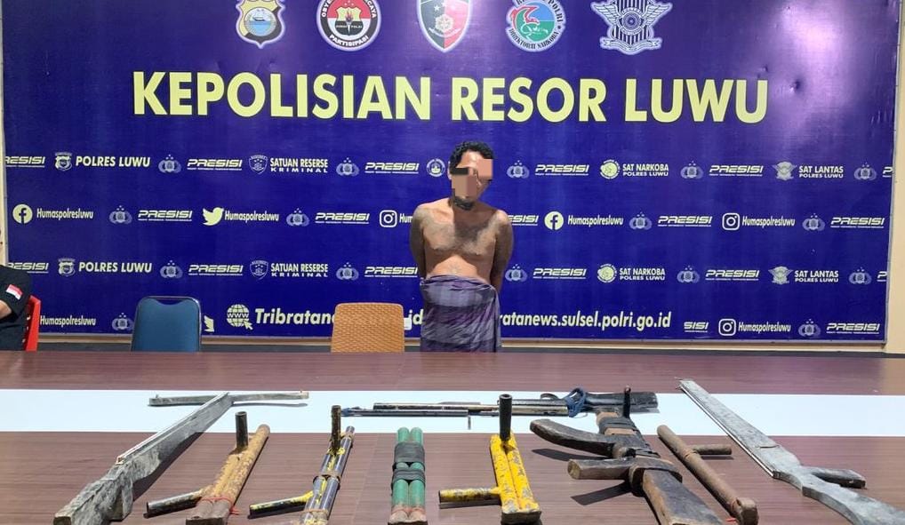 Pria Desa Diamankan Simpan Senjata Api Rakitan
