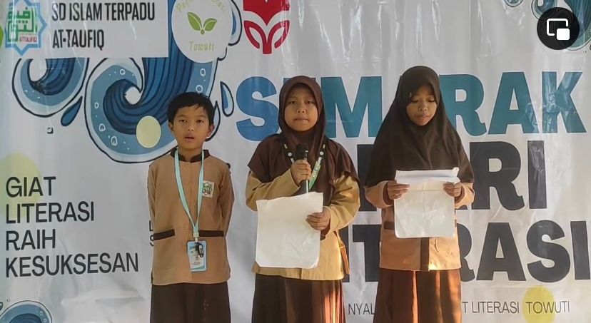 SD IT At-Taufiq Gelar Literasi Raih Kesuksesan