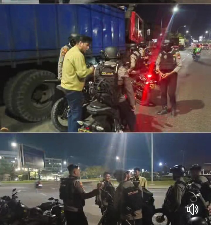 Patroli Perintis Razia Knalpot Brong dan Balapan Liar
