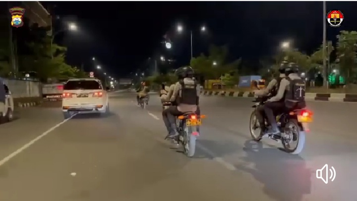 Polisi Patroli di Empat Titik Straegis Rawan Tindak Kriminalitas