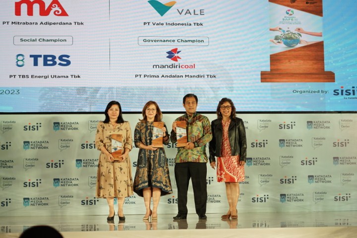 PT Vale Raih Corporate Sustainability Award 2023