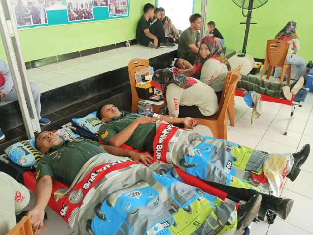 Kodim Soppeng Gelar Senam dan Jalan Sehat