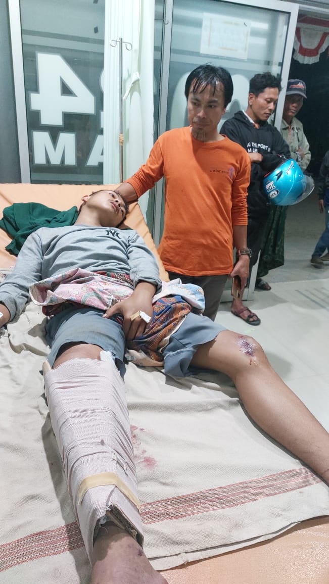 Korban Kecelakaan di Rembon Dilarikan ke RS