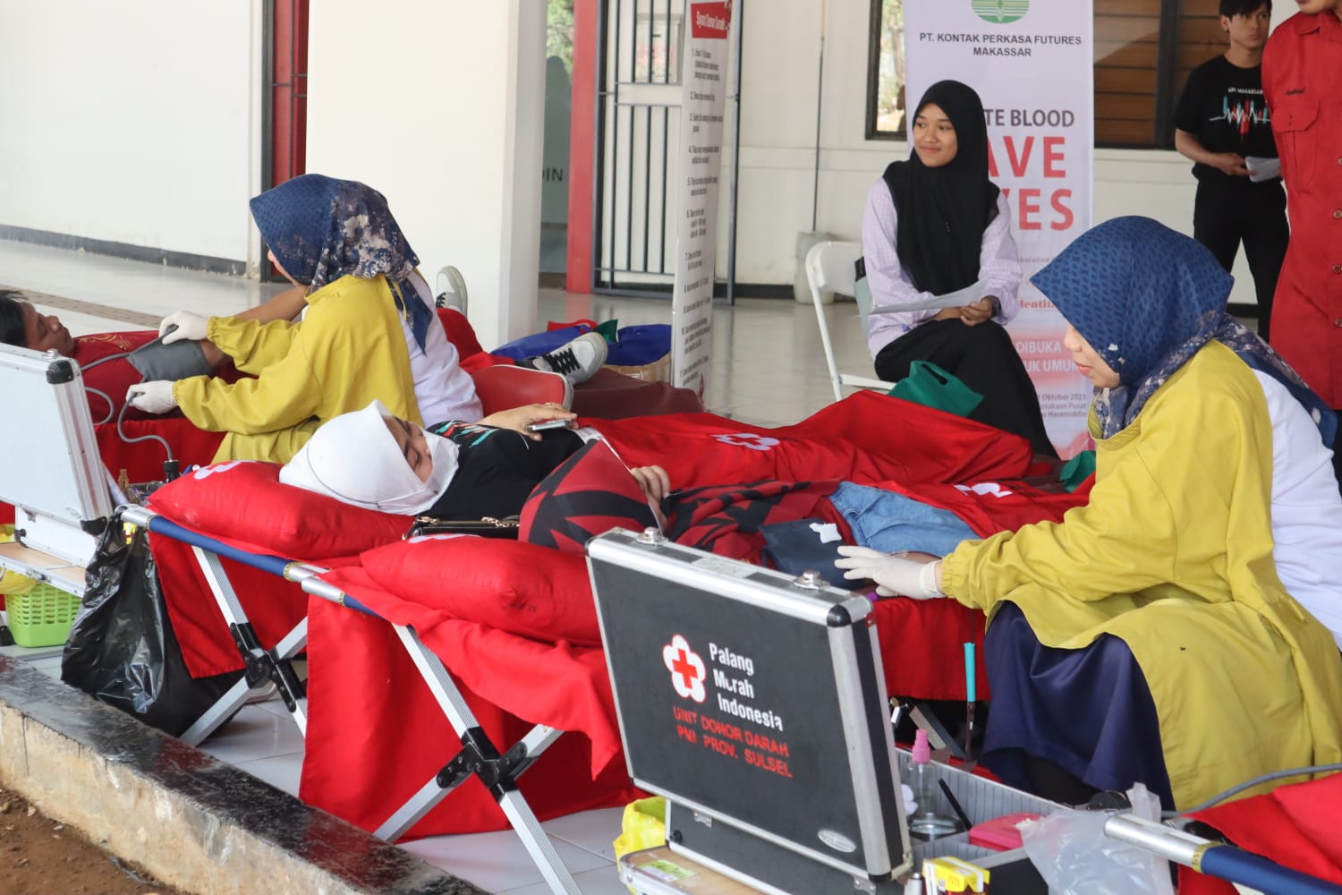 Rayakan HUT ke-12, KPF Makassar Gelar Program Kemanusiaan Donor Darah di Kampus Merah