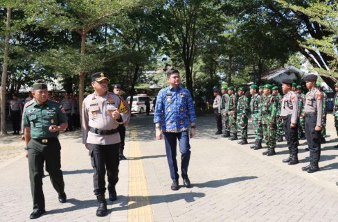 Polres Turunkan 721 Personel Sispamkota Operasi Mantap Brata Pemilu 2024