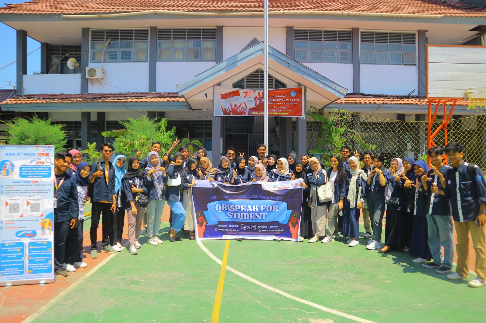 Dua SMA di Makassar Jadi Lokasi Sosialisasi QRISPeak for Student GenBI Sulsel