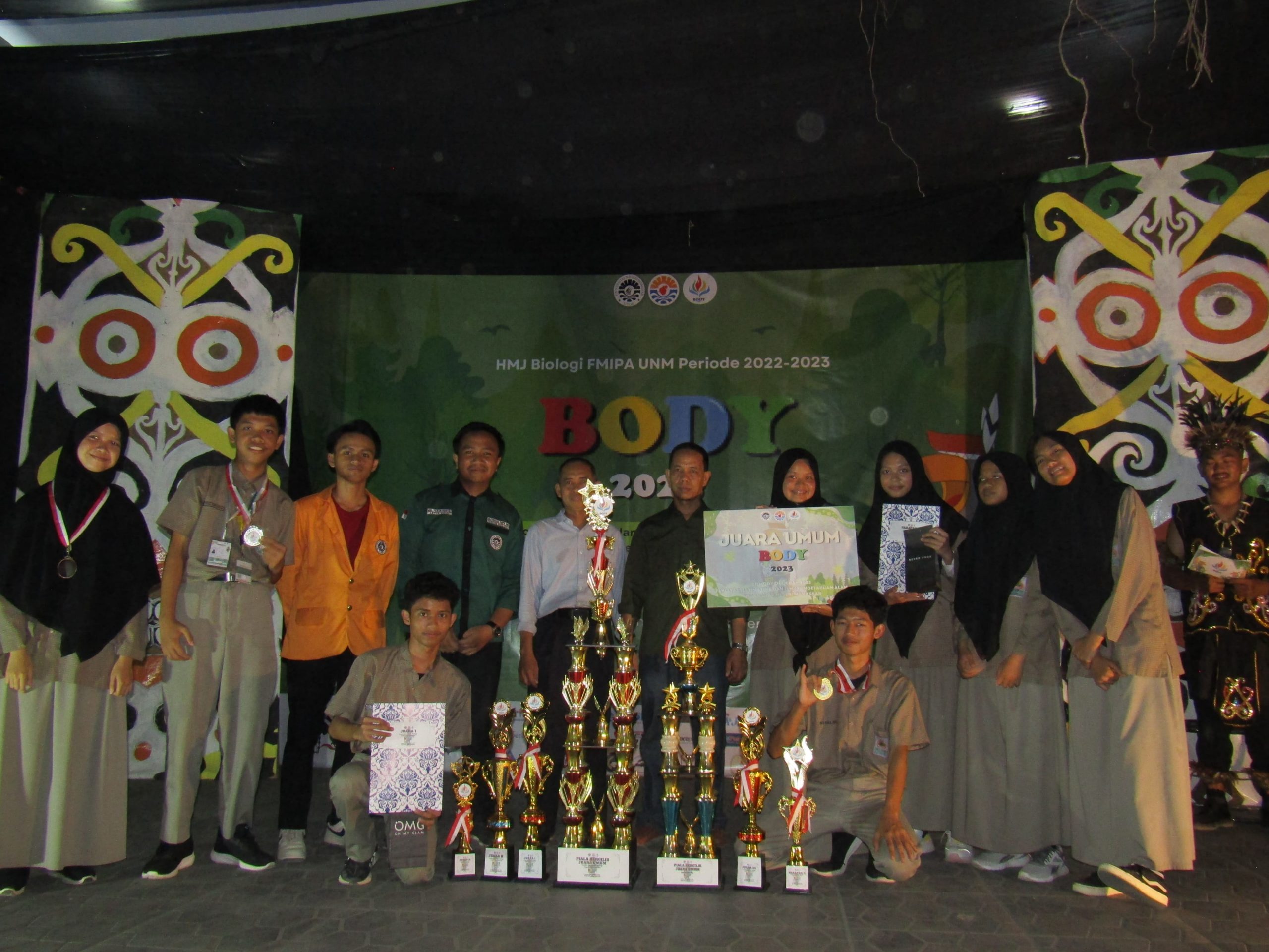 SMA Islam Athirah Bone Juara Umum BODY 2023 HMJ Biologi FMIPA UNM