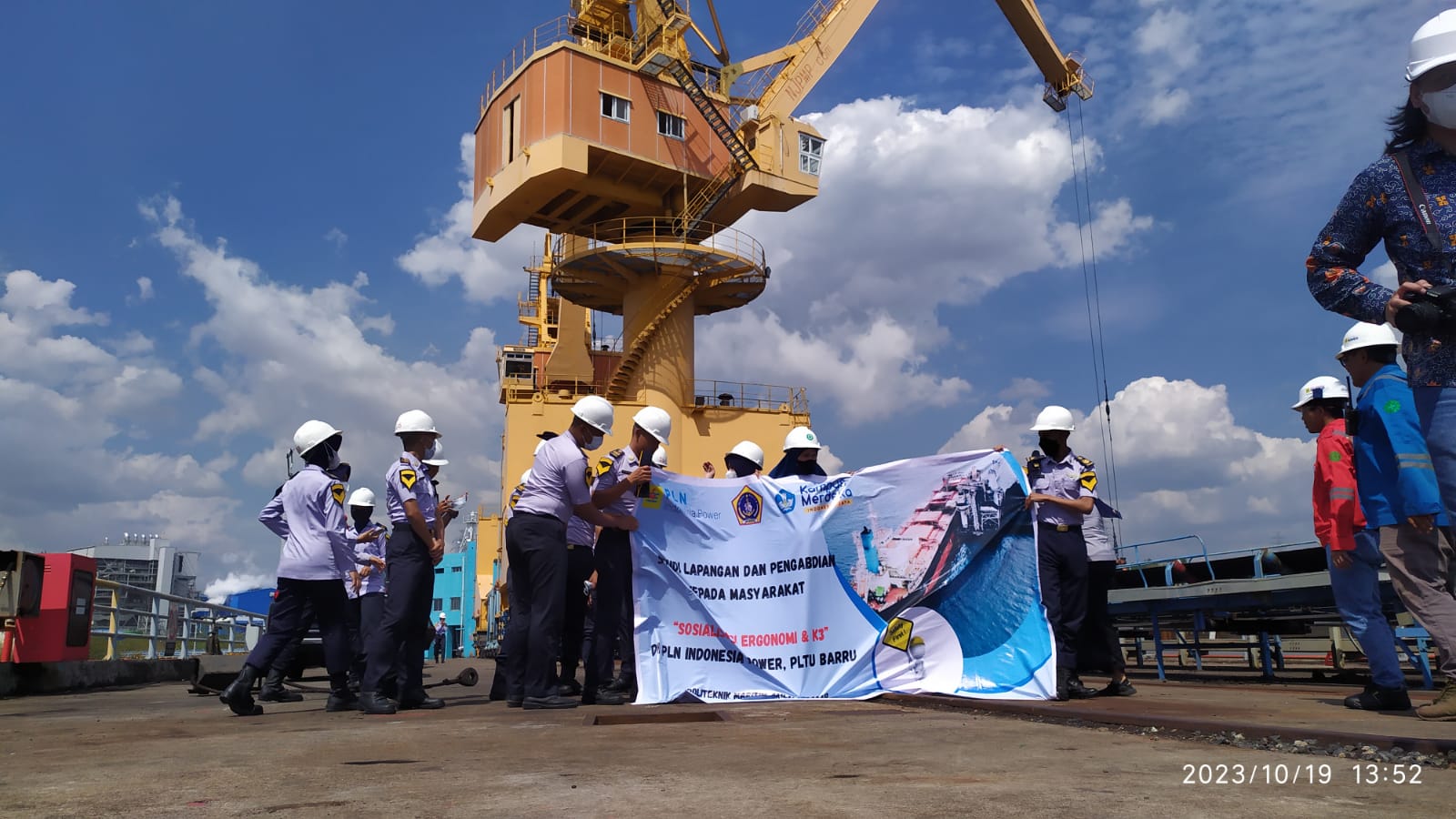 Taruna Polimarim AMI Studi Lapangan, Dosen Sosialisasi Ergonomi di PT PLN Indonesia Power Barru
