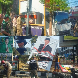 Bawaslu Makassar Tertibkan APS Bacaleg