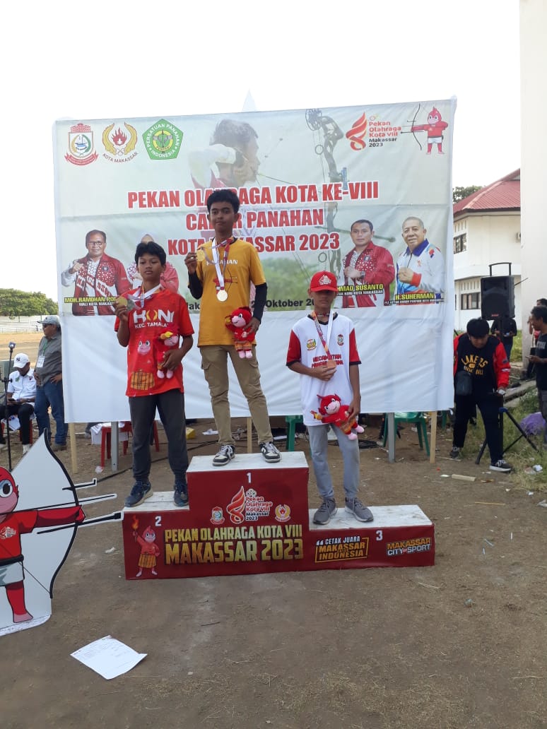 Gifari Sabet Dua Gelar, Rappocini Juara Umum Cabor Panahan Porkot ke VIII