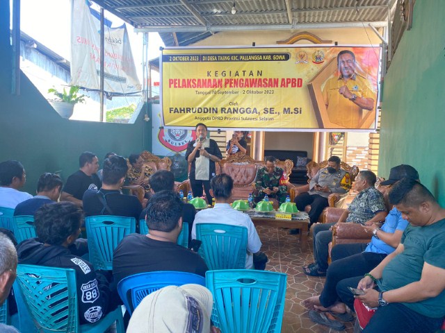 Rangga Laksanakan Pengawasan di Gowa dan Takalar