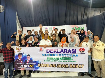 KoReAn Jawa Barat Deklarasi Gernas Satamar