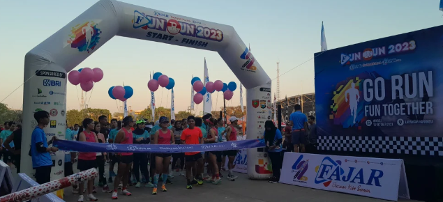 Ribuan Pelari Ramaikan  Fajar Fun Run