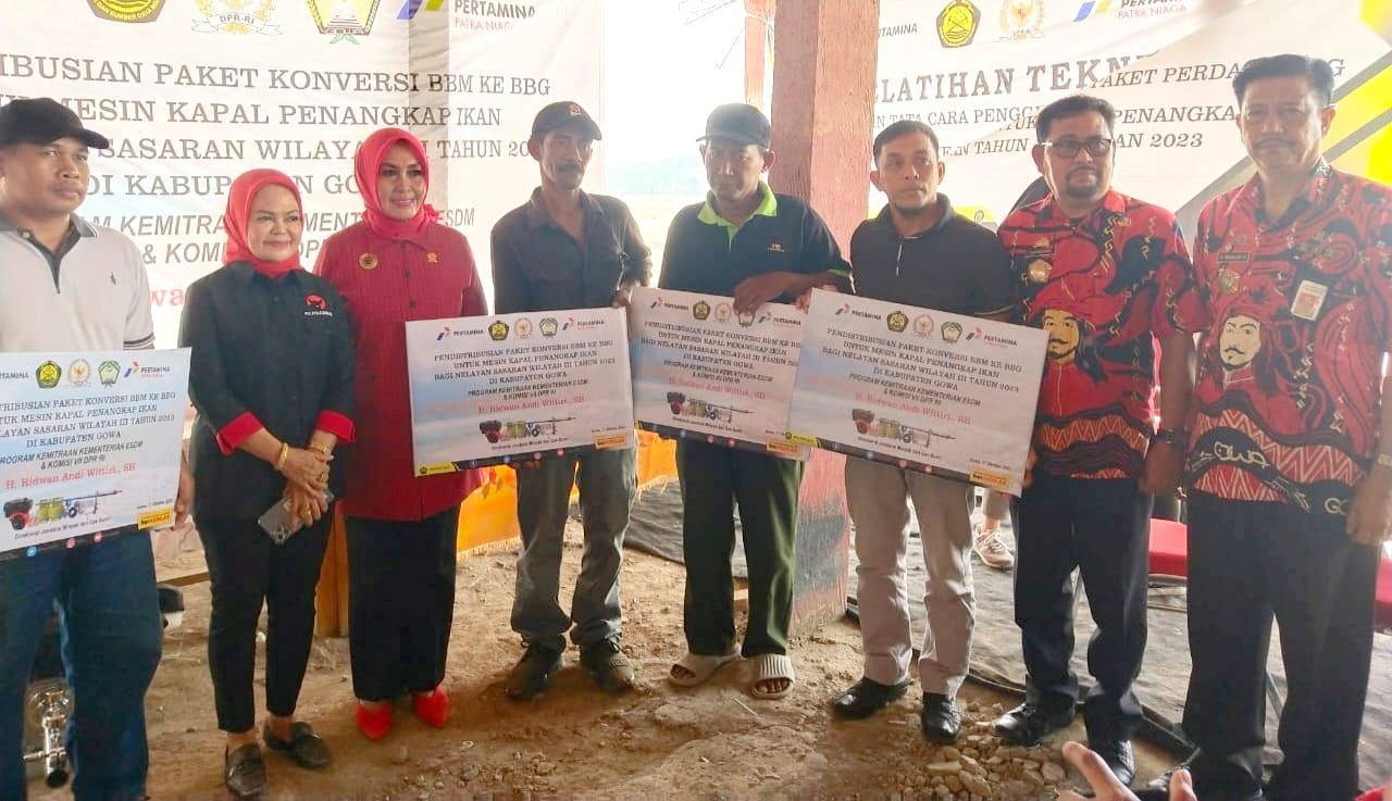 Nelayan di Gowa Mulai Beralih Pakai Bahan Bakar Gas