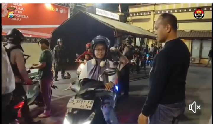 Kapolrestabes Pimpin Razia Pengendara Motor Ugal-ugalan