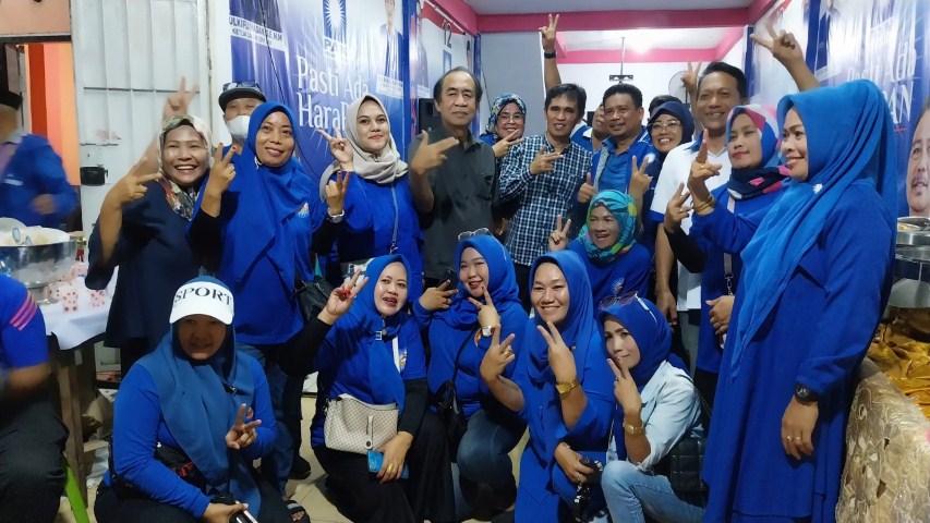 Nasir Rurung Resmikan Posko Pemenangan