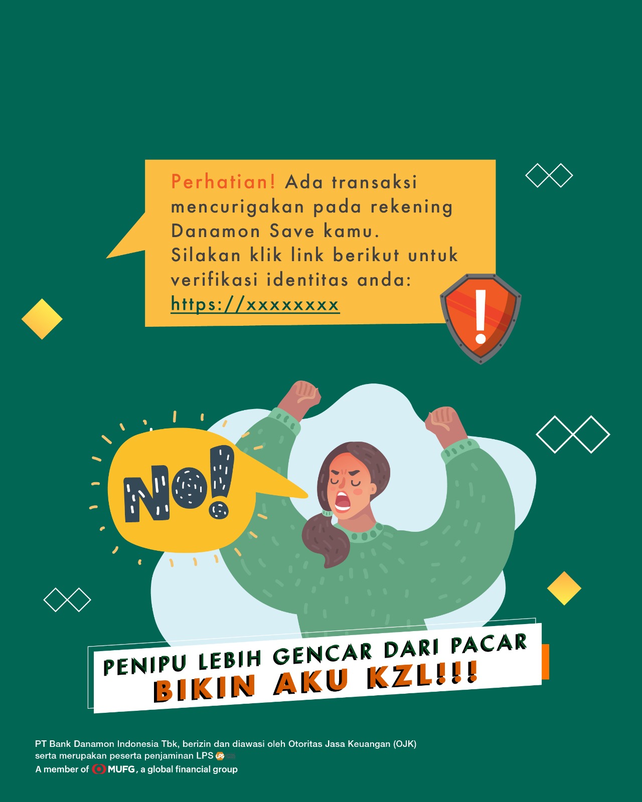 Danamon Imbau Jangan Beri Celah Modus Penipuan Trojan